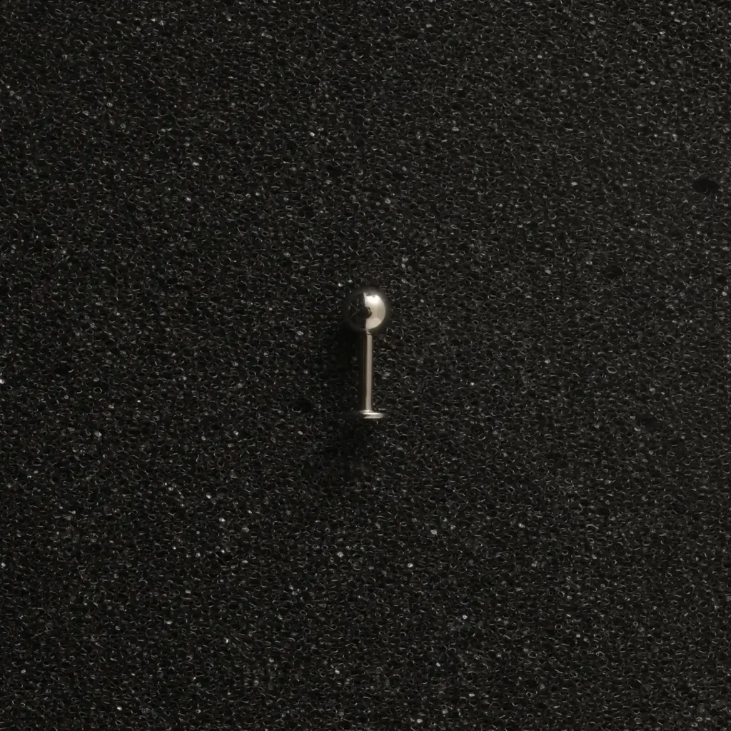 Пірсинг лабрет з кулькою 16 G