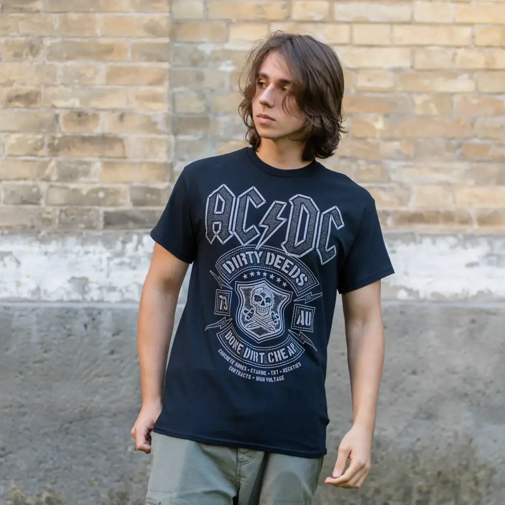 Футболка AC/DC - Dirty Deeds чорна