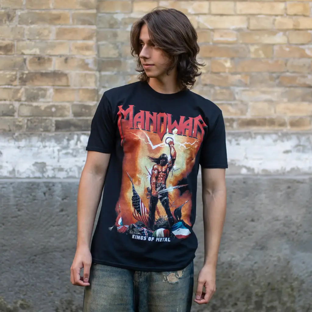 Футболка Manowar - Kings Of Metal чорна