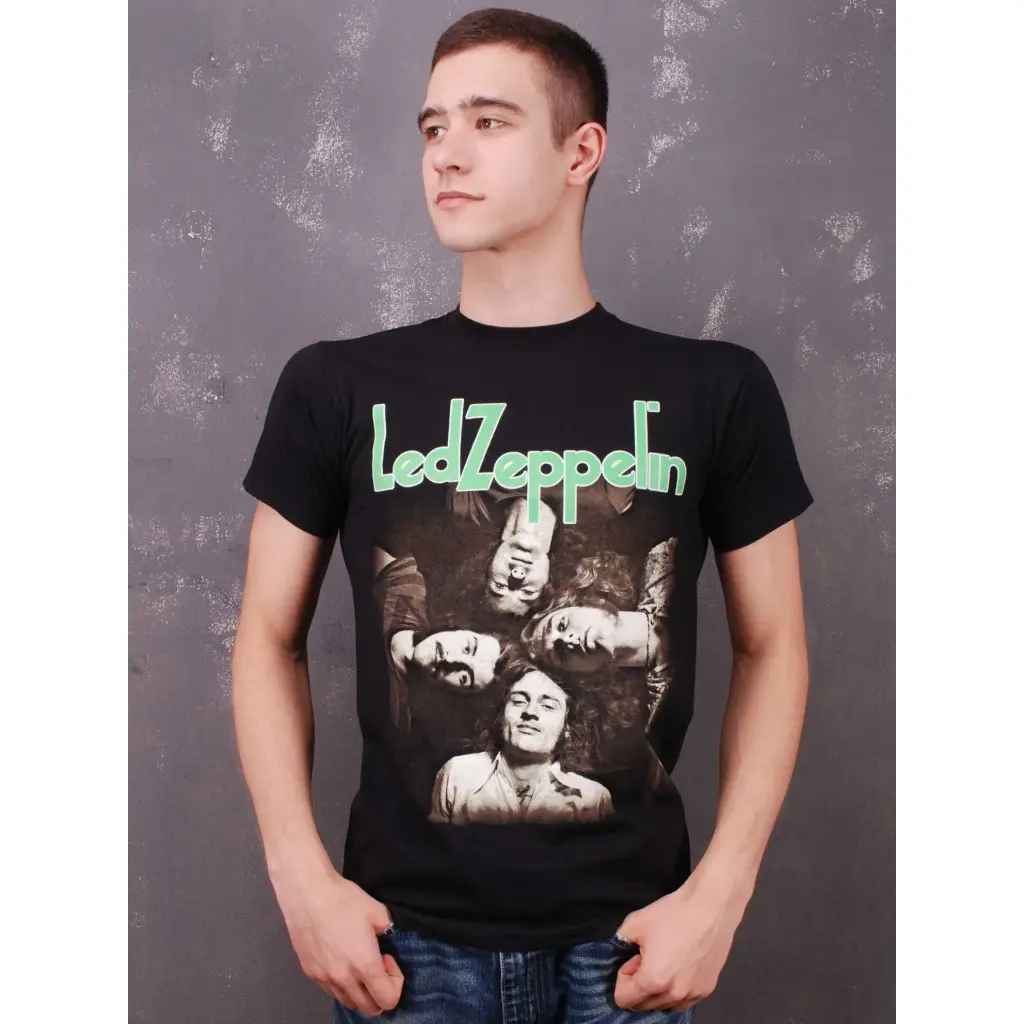 Футболка Led Zeppelin Green Logo