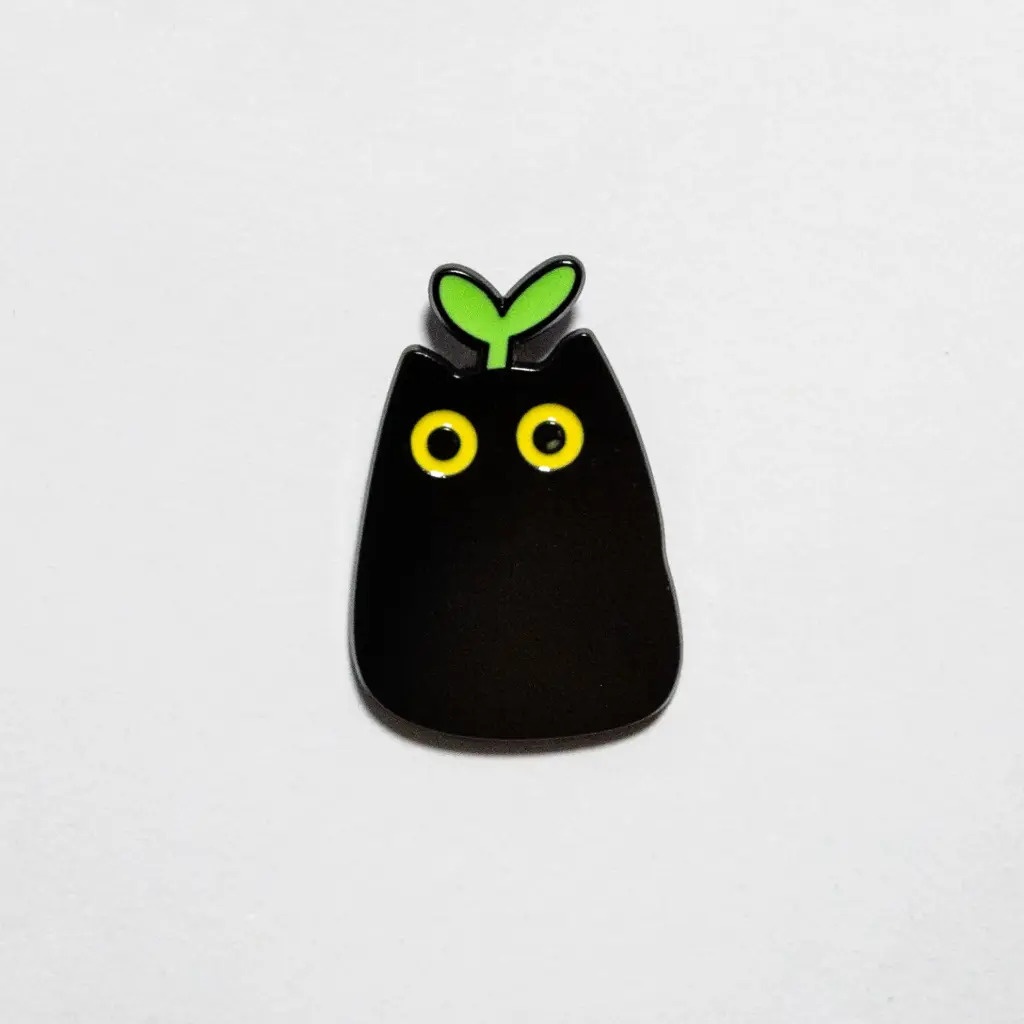 Пін Кіт З Рослиною - Cat Plant