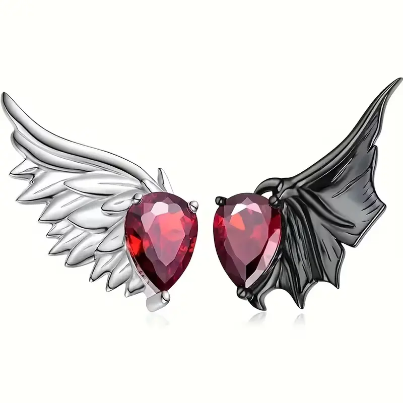 Сережки металеві Angel And Devil