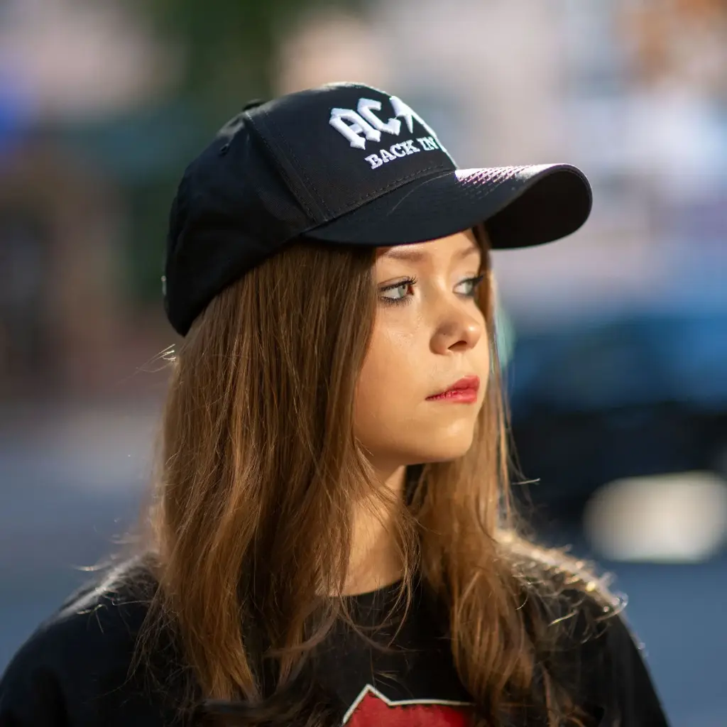 Бейсболка AC/DC - Back In Black 3D White