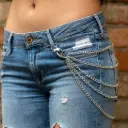 Ланцюжок на джинси 5 рядів