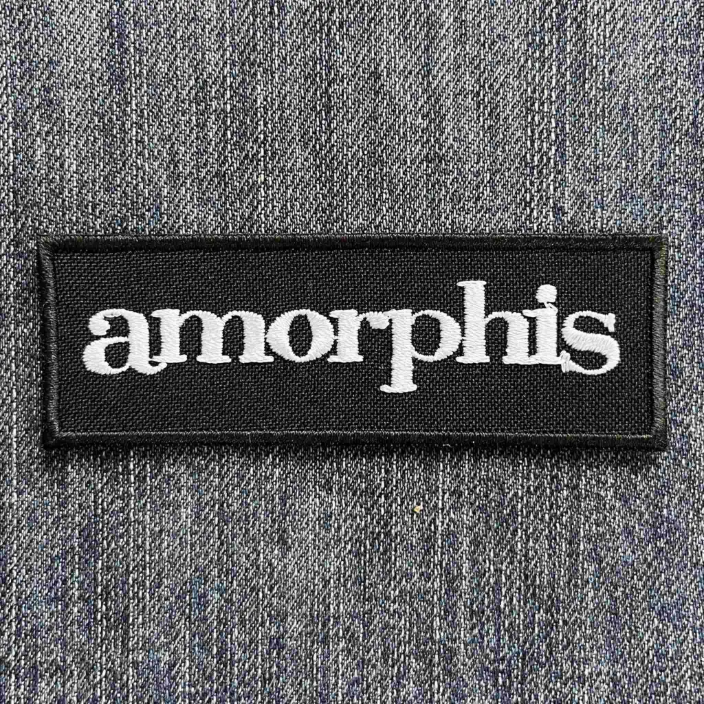 Нашивка Amorphis New Logo White вишита
