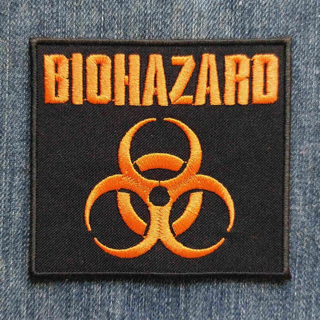 Нашивка Biohazard Logo With Symbol вишита