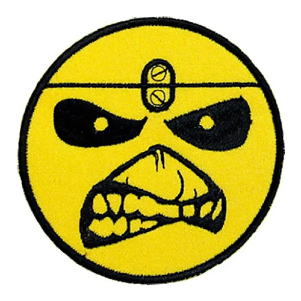 Нашивка Iron Maiden вишита кругла