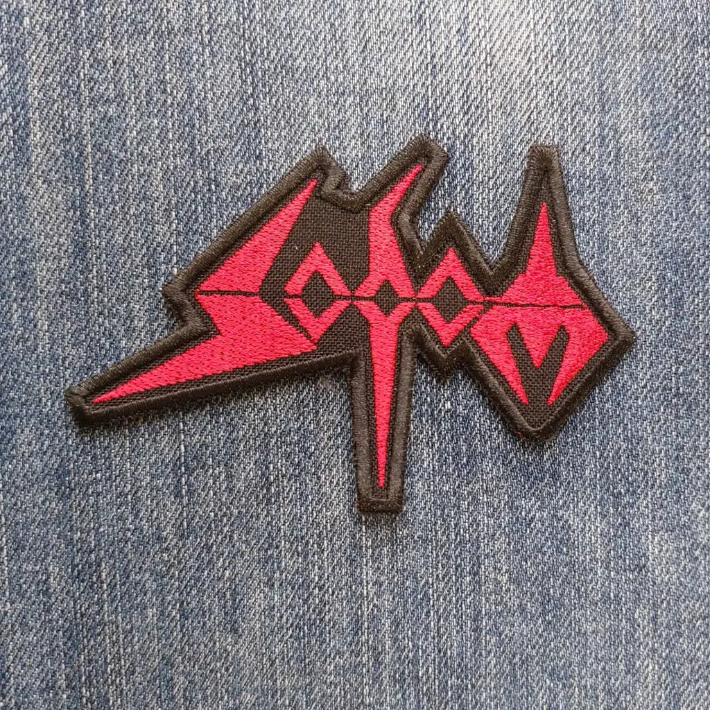 Нашивка Sodom Red Logo фігурна вишита