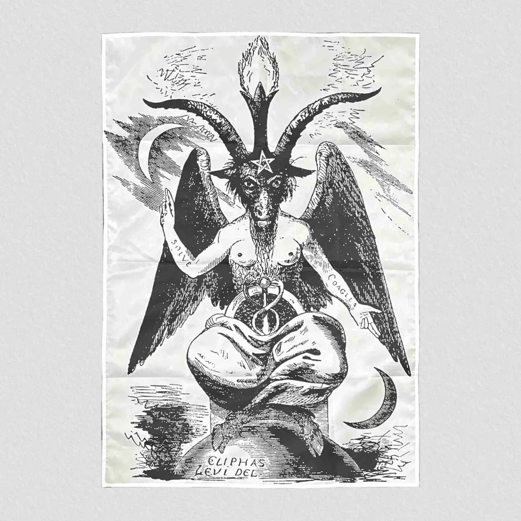 Прапор Baphomet білий
