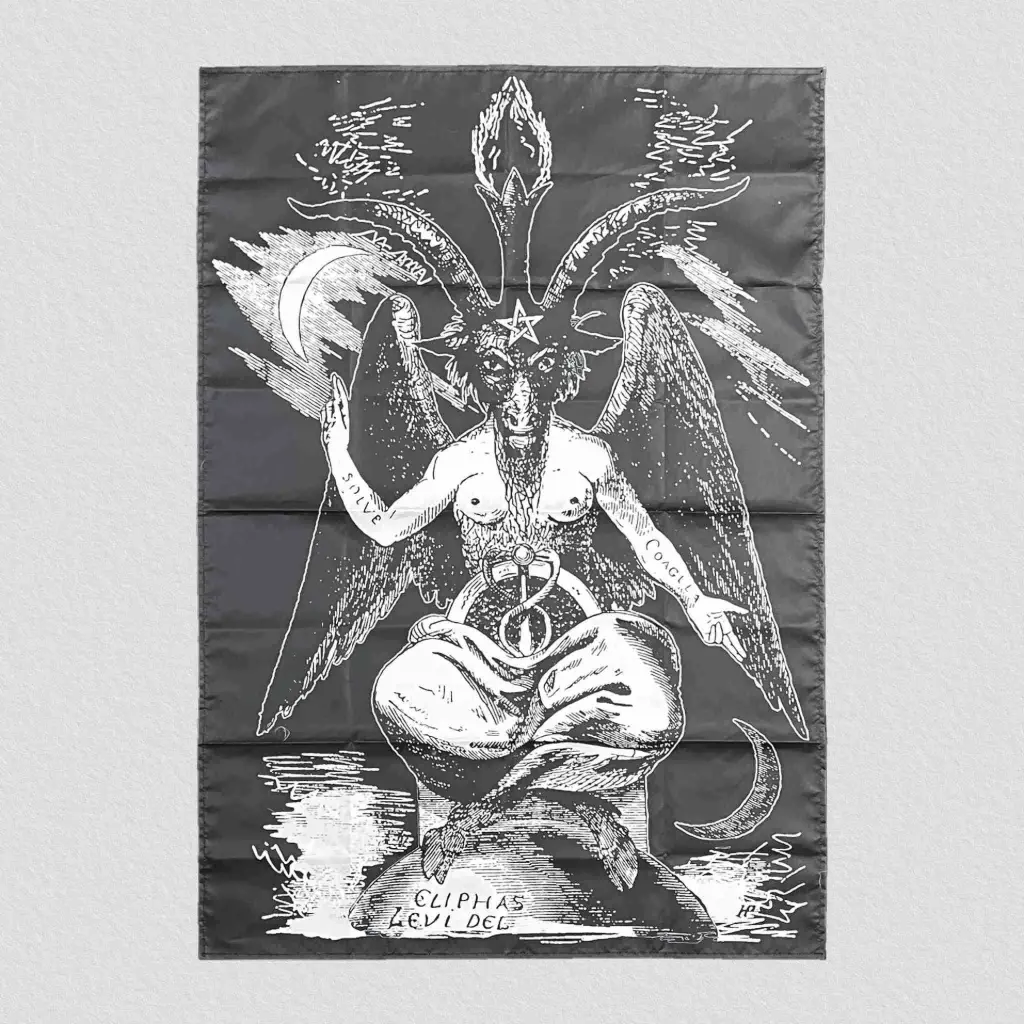 Прапор Baphomet чорний