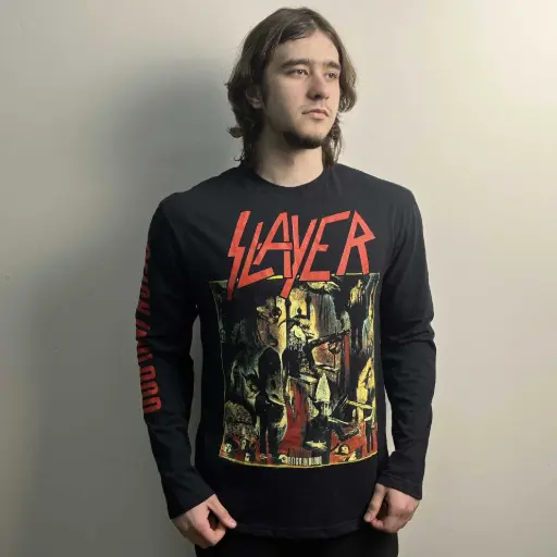 [11786] Лонгслів Slayer - Reign In Blood чорний