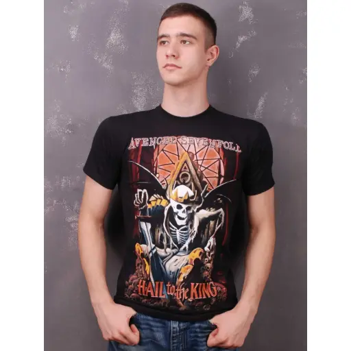 [11807] Футболка Avenged Sevenfold - Hail To The King чорна