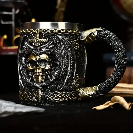 [11848] Кружка металева Дракон