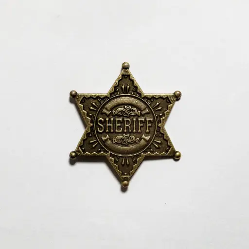 [11938] Пін Зірка Шерифа - Sheriff Star