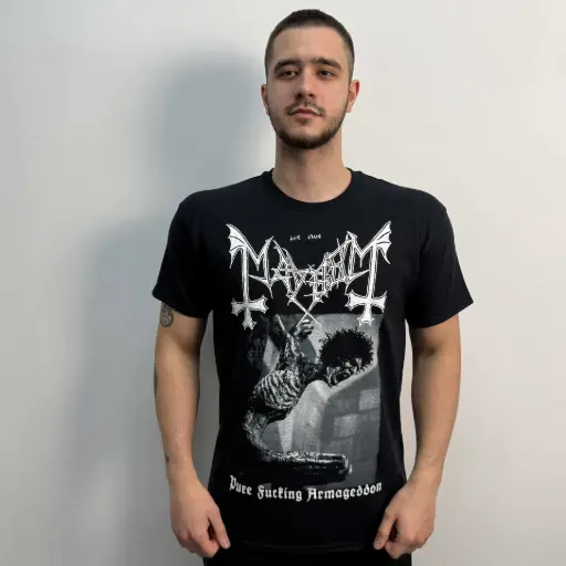 [11968] Футболка Mayhem - Pure Fucking Armageddon чорна