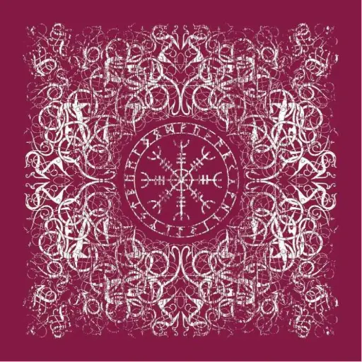 [135] Бандана Коловорот Північ бордова