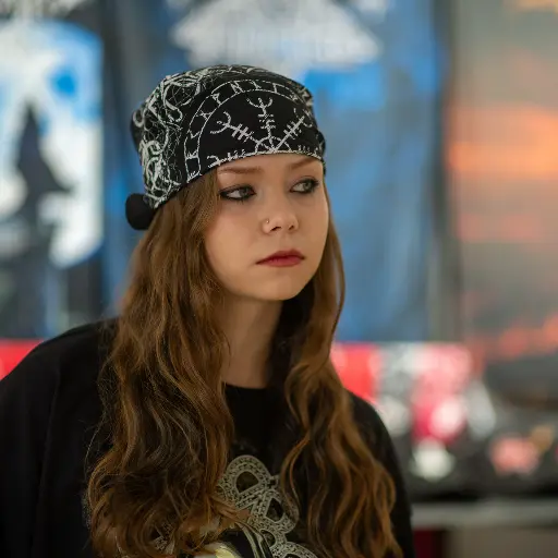 [138] Бандана Коловорот Північ чорна