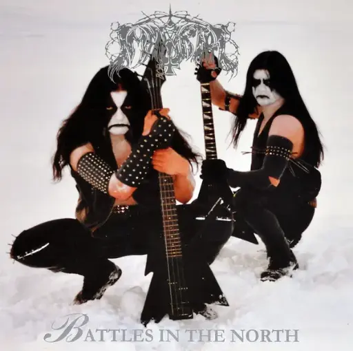 [1608] Вінілова платівка Immortal ‎- Battles In The North (White/Black Splatter)
