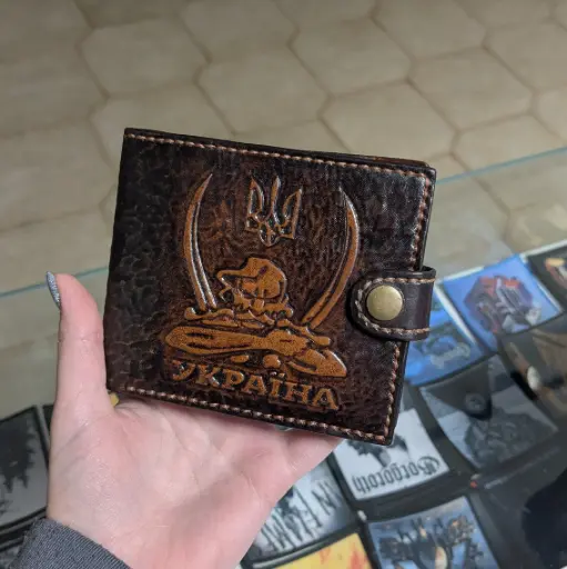 [1960] Гаманець з натуральної шкіри Козак Україна