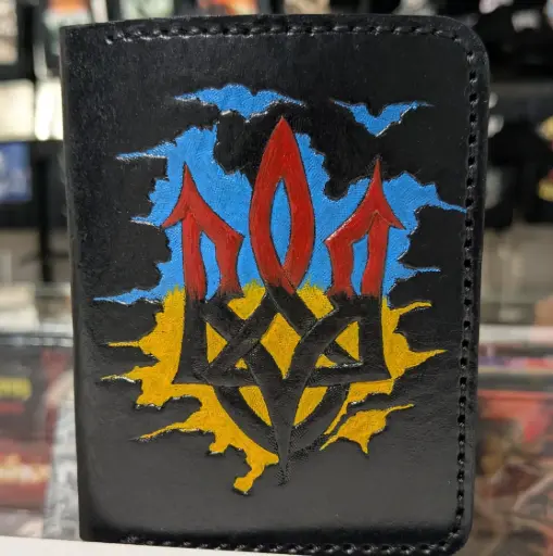 [1957] Гаманець з натуральної шкіри Тризуб Україна