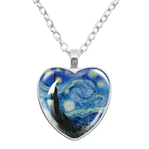 [1637] Кулон на ланцюжку Ван Гог