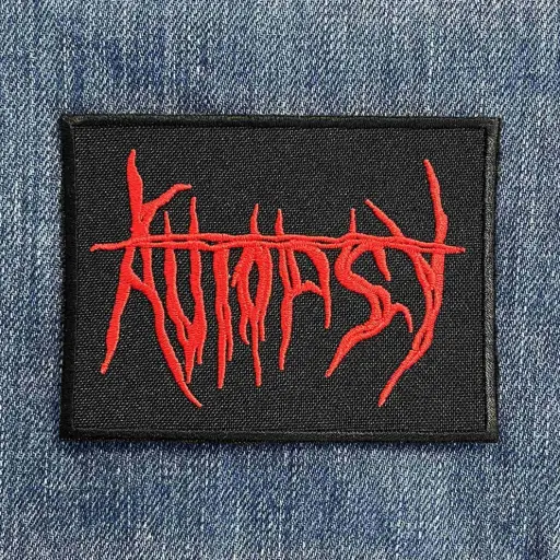 [1346] Нашивка Autopsy Red Logo вишита