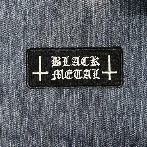[196] Нашивка Black Metal вишита