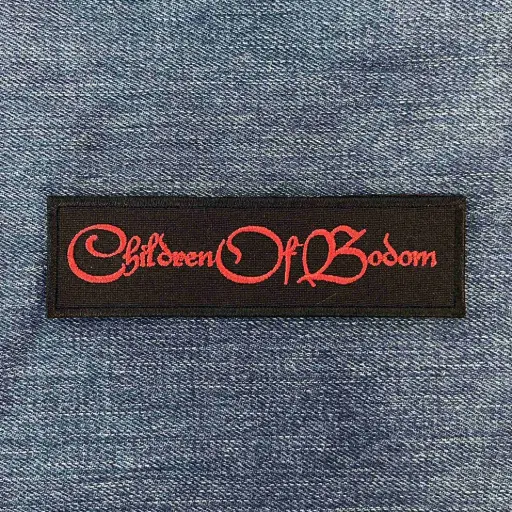 [220] Нашивка Children Of Bodom Red Logo 1 вишита
