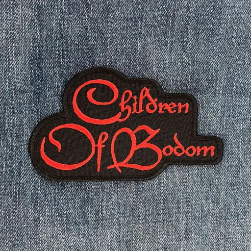 [1353] Нашивка Children Of Bodom Red Logo 3 вишита фігурна