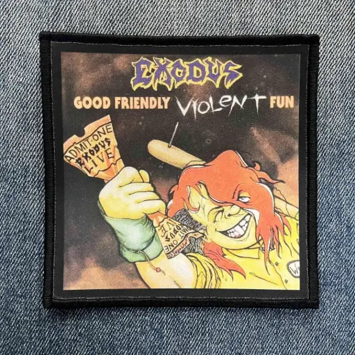 [266] Нашивка Exodus - Good Friendly Violent Fun друкована