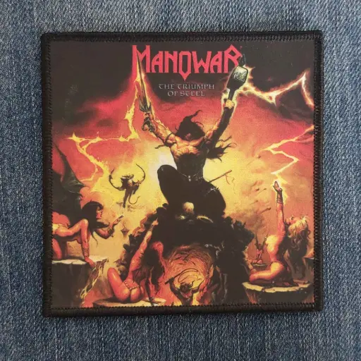 [1748] Нашивка Manowar - The Triumph Of Steel друкована