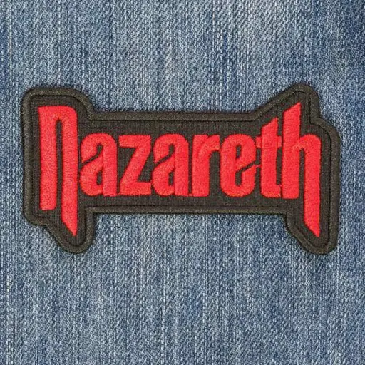 [388] Нашивка Nazareth Red Logo вишита фігурна