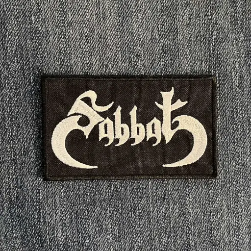 [452] Нашивка Sabbat White Logo вишита