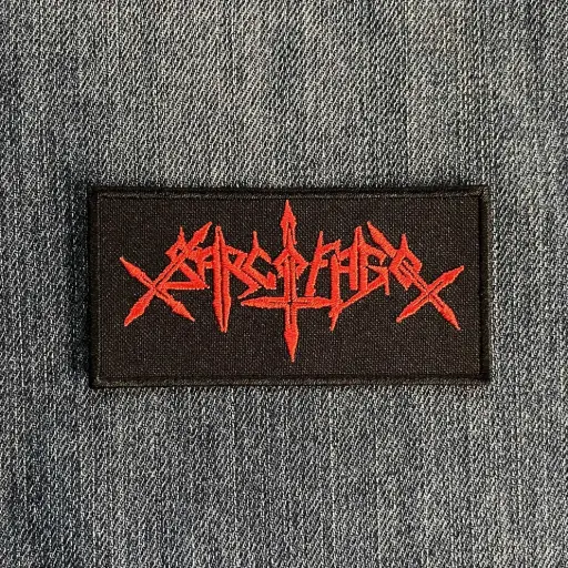 [457] Нашивка Sarcofago Red Logo вишита