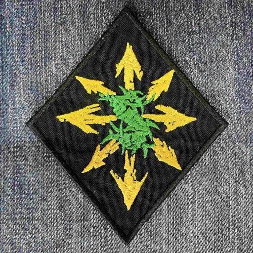 [466] Нашивка Sepultura - S Green Logo вишита