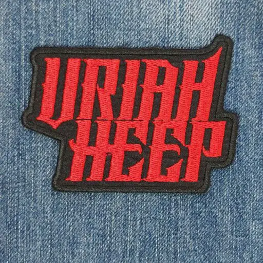 [513] Нашивка Uriah Heep Red Logo вишита фігурна