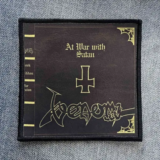 [1395] Нашивка Venom - At War With Satan друкована