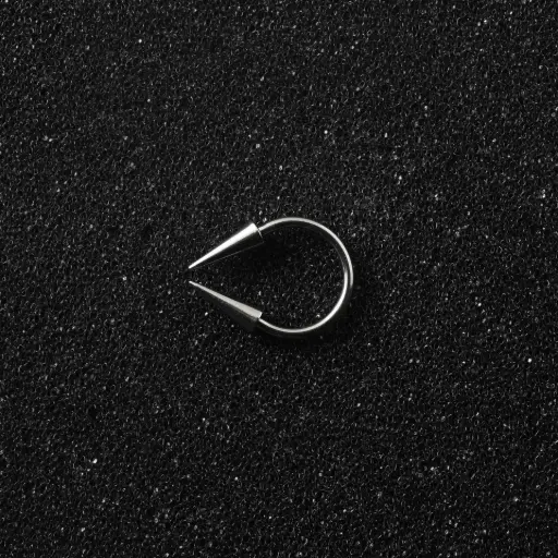 [6471] Пірсинг підкова з шипами септум 16 G