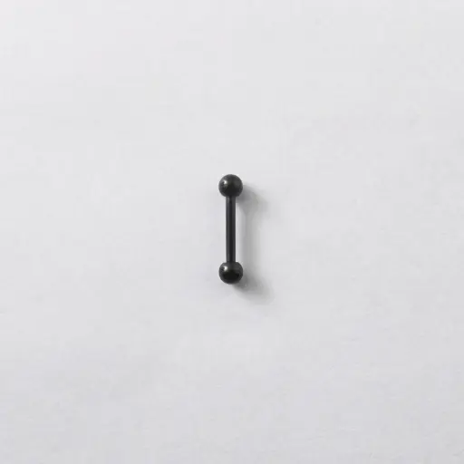 [1633] Пірсинг штанга Titanium 16 G чорний