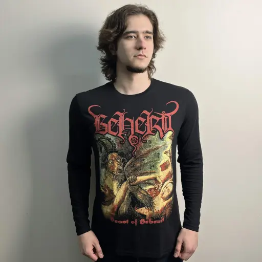[9828] Лонгслів Beherit - Beast Of Beherit чорний