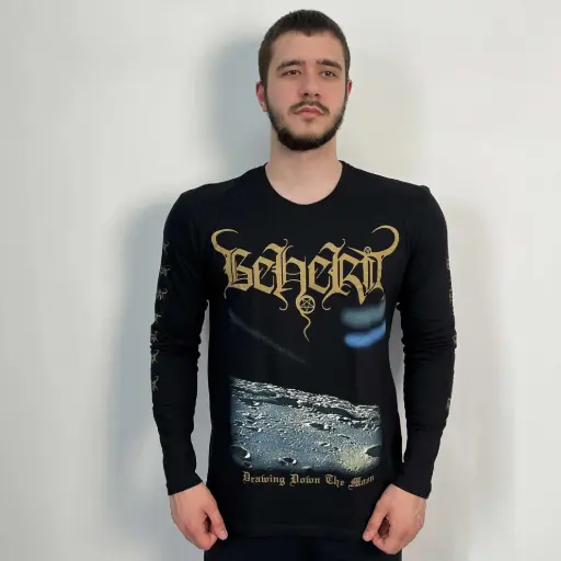 [9831] Лонгслів Beherit - Drawing Down The Moon чорний
