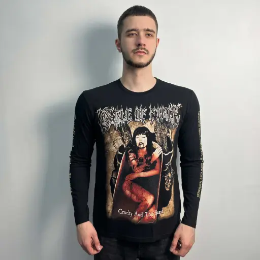 [9834] Лонгслів Cradle Of Filth - Cruelty And The Beast чорний