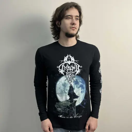[11044] Лонгслів Limbonic Art - Moon In The Scorpio чорний
