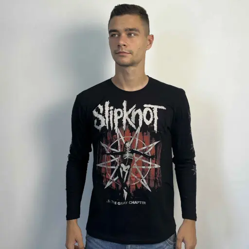 [9865] Лонгслів Slipknot - .5: The Gray Chapter чорний