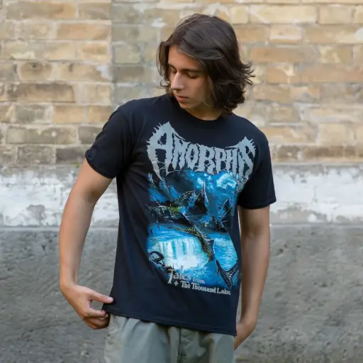 [11435] Футболка Amorphis - Tales From The Thousand Lakes чорна