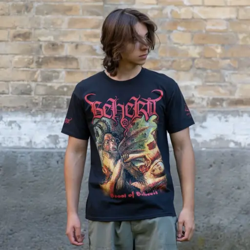 [11454] Футболка Beherit - Beast Of Beherit чорна