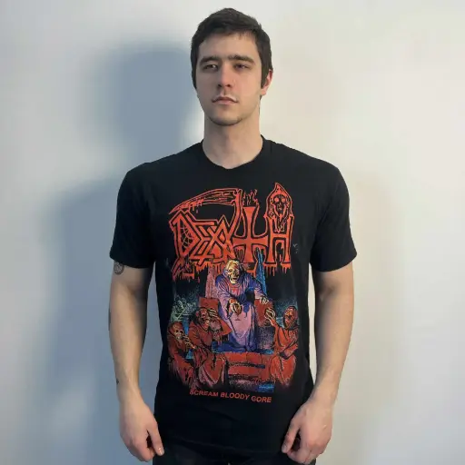[10065] Футболка Death - Scream Bloody Gore чорна