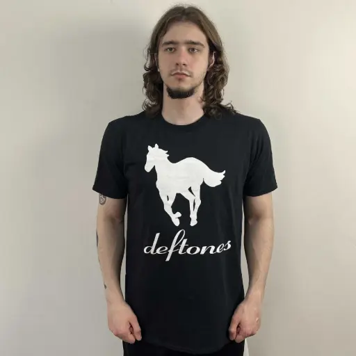 [10084] Футболка Deftones - White Pony чорна