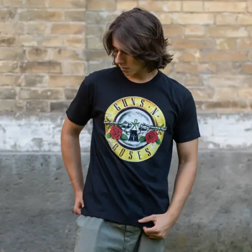 [10150] Футболка Guns N' Roses - Bullet Logo чорна