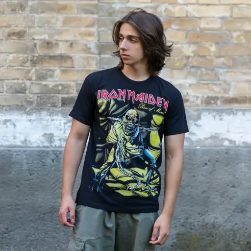 [11554] Футболка Iron Maiden - Piece Of Mind чорна